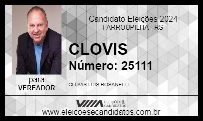 Candidato CLOVIS 2024 - FARROUPILHA - Eleições