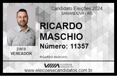 Candidato RICARDO MASCHIO 2024 - SANANDUVA - Eleições