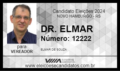 Candidato DR. ELMAR 2024 - NOVO HAMBURGO - Eleições