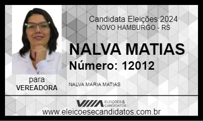 Candidato NALVA MATIAS 2024 - NOVO HAMBURGO - Eleições