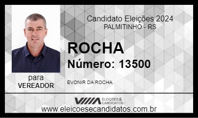 Candidato ROCHA 2024 - PALMITINHO - Eleições