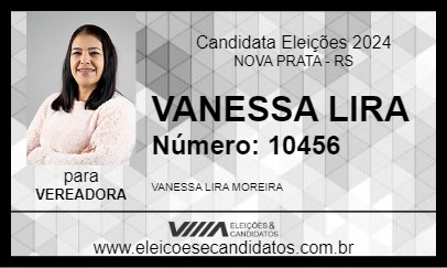 Candidato VANESSA LIRA 2024 - NOVA PRATA - Eleições