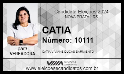 Candidato CATIA 2024 - NOVA PRATA - Eleições