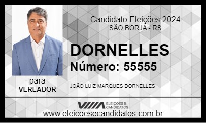 Candidato DORNELLES 2024 - SÃO BORJA - Eleições