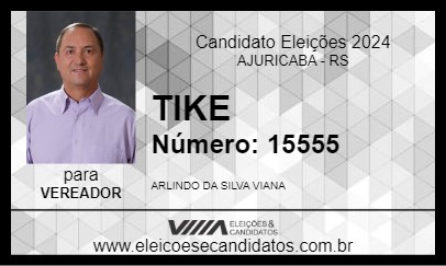 Candidato TIKE 2024 - AJURICABA - Eleições