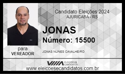 Candidato JONAS 2024 - AJURICABA - Eleições