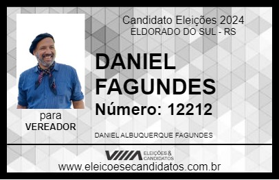 Candidato DANIEL FAGUNDES 2024 - ELDORADO DO SUL - Eleições