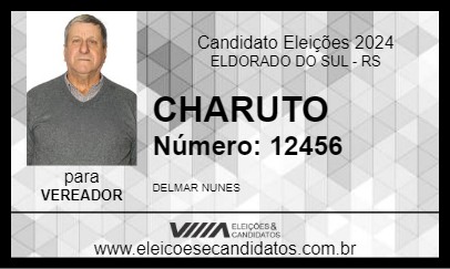 Candidato CHARUTO 2024 - ELDORADO DO SUL - Eleições