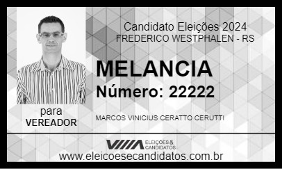 Candidato MELANCIA 2024 - FREDERICO WESTPHALEN - Eleições