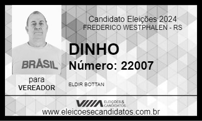 Candidato DINHO 2024 - FREDERICO WESTPHALEN - Eleições