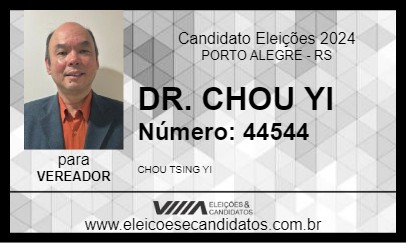 Candidato DR. CHOU YI 2024 - PORTO ALEGRE - Eleições