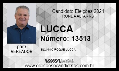 Candidato LUCCA 2024 - RONDA ALTA - Eleições