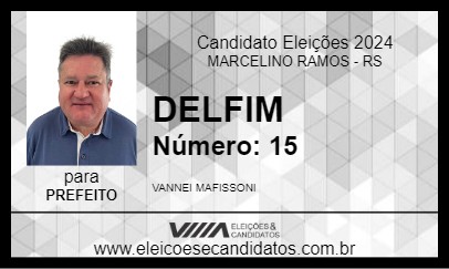 Candidato DELFIM 2024 - MARCELINO RAMOS - Eleições