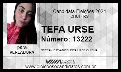 Candidato TEFA URSE 2024 - CHUÍ - Eleições