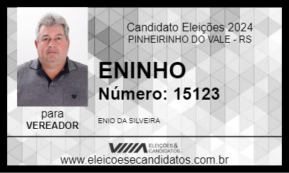 Candidato ENINHO 2024 - PINHEIRINHO DO VALE - Eleições