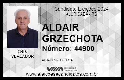 Candidato ALDAIR GRZECHOTA 2024 - AJURICABA - Eleições