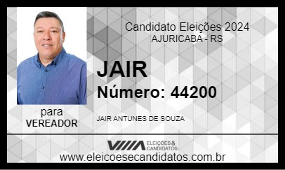 Candidato JAIR 2024 - AJURICABA - Eleições