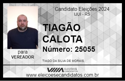 Candidato TIAGÃO CALOTA 2024 - IJUÍ - Eleições