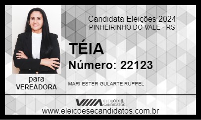 Candidato TÉIA 2024 - PINHEIRINHO DO VALE - Eleições