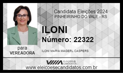 Candidato ILONI 2024 - PINHEIRINHO DO VALE - Eleições