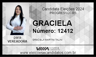 Candidato GRACIELA 2024 - PROGRESSO - Eleições