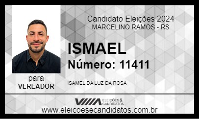 Candidato ISMAEL 2024 - MARCELINO RAMOS - Eleições