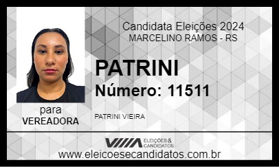 Candidato PATRINI 2024 - MARCELINO RAMOS - Eleições