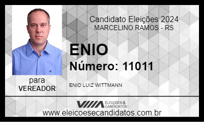 Candidato ENIO 2024 - MARCELINO RAMOS - Eleições