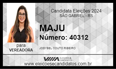 Candidato MAJU 2024 - SÃO GABRIEL - Eleições