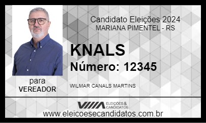 Candidato KNALS 2024 - MARIANA PIMENTEL - Eleições