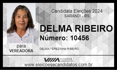 Candidato DELMA RIBEIRO 2024 - SARANDI - Eleições