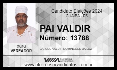 Candidato PAI VALDIR 2024 - GUAÍBA - Eleições