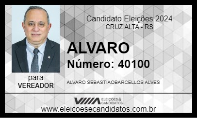 Candidato ALVARO 2024 - CRUZ ALTA - Eleições