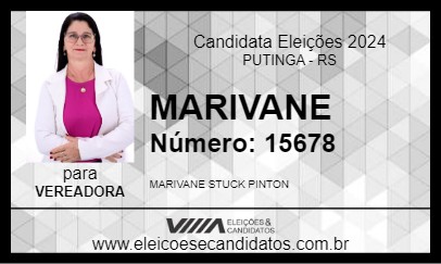 Candidato MARIVANE 2024 - PUTINGA - Eleições