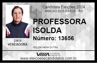 Candidato PROFESSORA ISOLDA 2024 - ARROIO DOS RATOS - Eleições