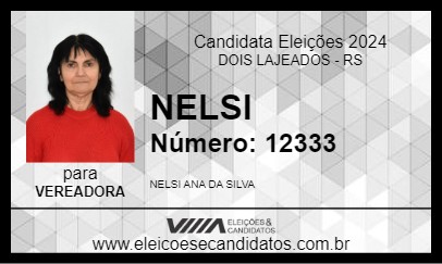 Candidato NELSI 2024 - DOIS LAJEADOS - Eleições