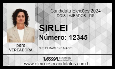 Candidato SIRLEI 2024 - DOIS LAJEADOS - Eleições