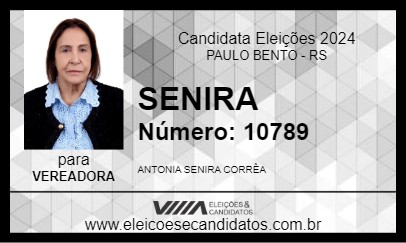 Candidato SENIRA 2024 - PAULO BENTO - Eleições