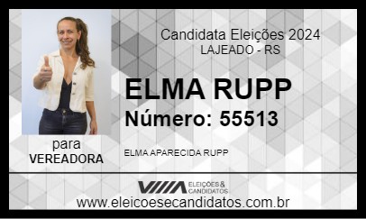 Candidato ELMA RUPP 2024 - LAJEADO - Eleições