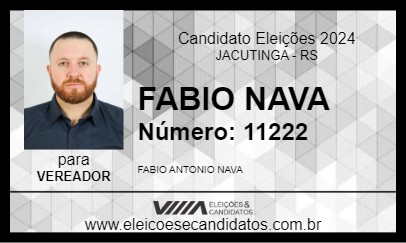 Candidato FABIO NAVA 2024 - JACUTINGA - Eleições