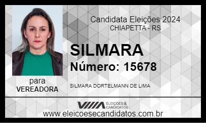 Candidato SILMARA 2024 - CHIAPETTA - Eleições