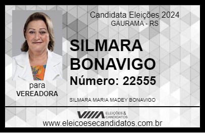 Candidato SILMARA BONAVIGO 2024 - GAURAMA - Eleições