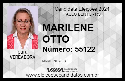 Candidato MARILENE OTTO 2024 - PAULO BENTO - Eleições