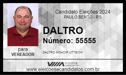 Candidato DALTRO 2024 - PAULO BENTO - Eleições