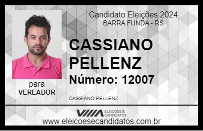 Candidato CASSIANO PELLENZ 2024 - BARRA FUNDA - Eleições