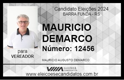 Candidato MAURICIO DEMARCO 2024 - BARRA FUNDA - Eleições