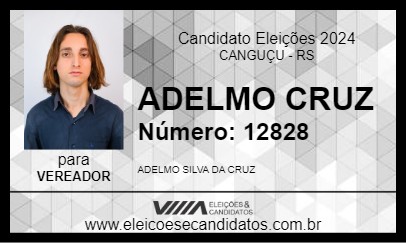 Candidato ADELMO CRUZ  2024 - CANGUÇU - Eleições