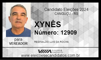 Candidato XYNÊS 2024 - CANGUÇU - Eleições