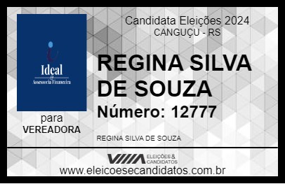 Candidato REGINA SILVA DE SOUZA 2024 - CANGUÇU - Eleições