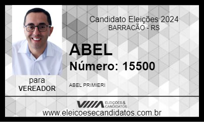 Candidato ABEL 2024 - BARRACÃO - Eleições